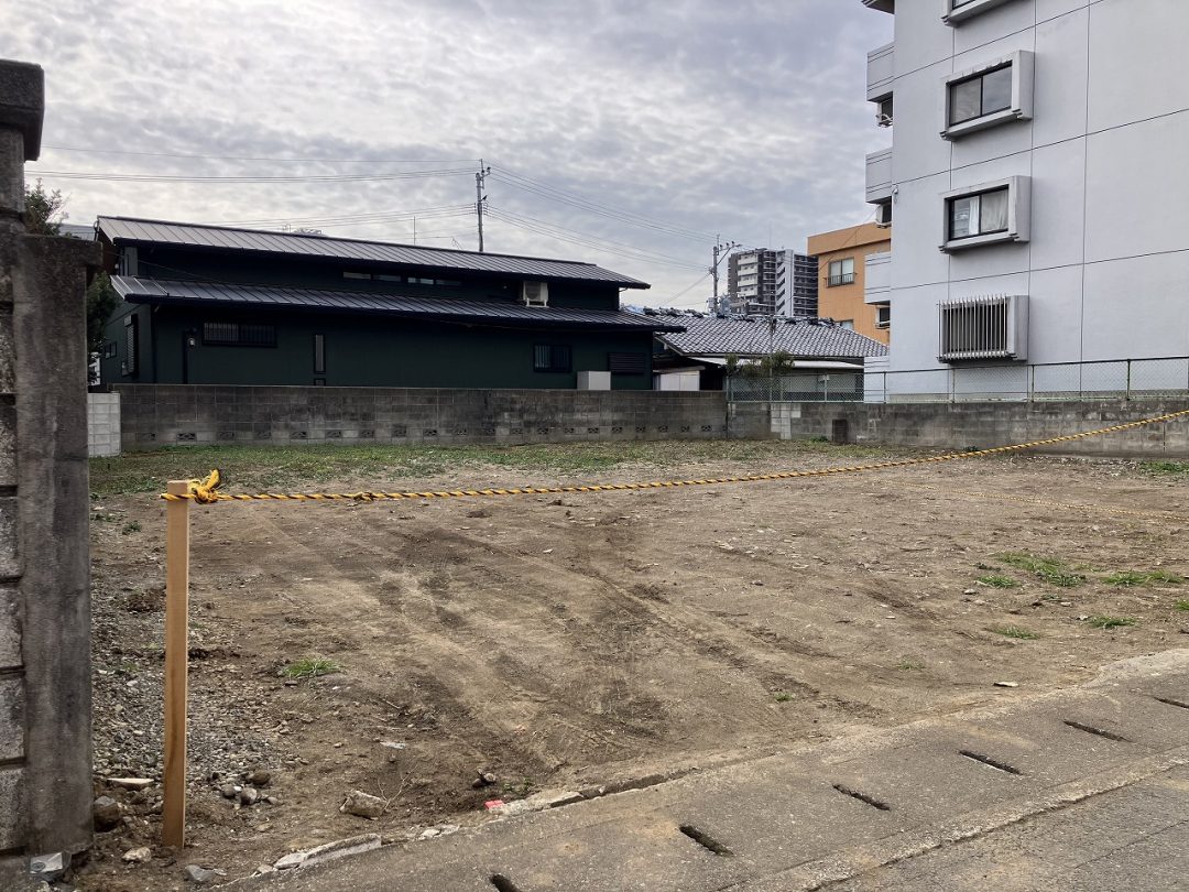 【熊本市九品寺3丁目1.2号地】土地情報が追加されました。